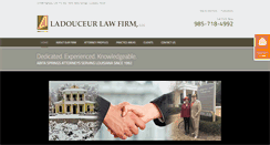 Desktop Screenshot of ladouceurlaw.com